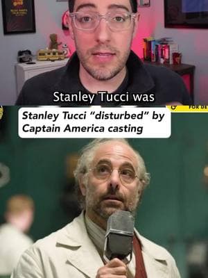 Stanley Tucci was insulted and flattered to get cast in the original Captain America movie — here’s why (Sources: /Film, Variety) #stanleytucci #tucci #captainamerica #marvel #mcu #movies #movietok #filmtok