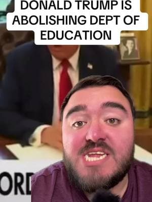 The White House is preparing an executive order to abolish a he department of education #departmentofeducation #trump #teacher #foryou  