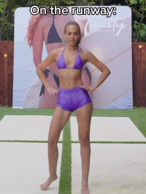 The perfect swimsuit!  Runway vs real life #Runway #runwaywalk #runwayvsreallife #miamiswimweek 