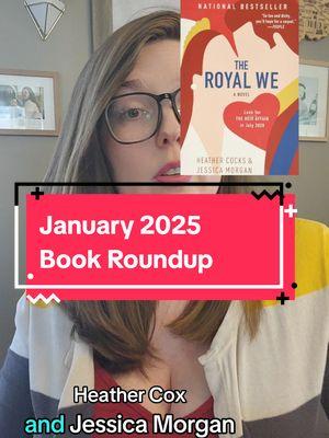 January 2025 book round up! My reading list is all over the place but a healthy reading diet includes all genres amirite?!  #BookTok #bookroundup #theroyalwe #darkmatter #happyplaceemilyhenry #georgetteheyer #stevecavanagh #lavyrlespencer #romancebooks #thrillerbooks #readinglist #booktokfyp #fyp 