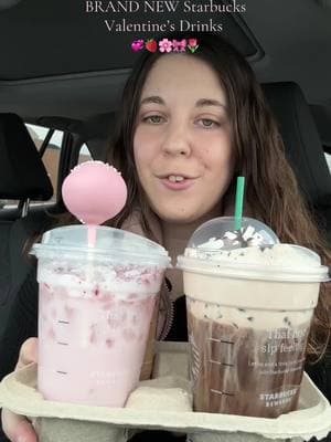 OBSESSED 🤩 NEW VALENTINE’S DRINKS AT STARBUCKS PART 2 💞💗🍓🫶🏻🌸🌷🎀 #starbucks #coffee #pinkdrink #valentines #vday #valentinescoffee #newstarbucksdrink #valentinesdaydrink @Starbucks 