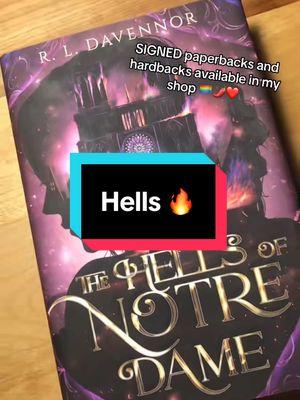 The Hells of Notre Dame is the steamy sapphic retelling you didn’t know you needed 🔥 #darkfantasybooks #darkfairytale #fantasyromancebooks #spicyfantasyromance #signedbooks #sapphicbooks #forbiddenromancebooks #thehellsofnotredame #phantomofnotredame 