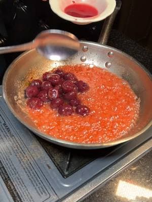 Tableside Cherries Jubilee #goldensteer 