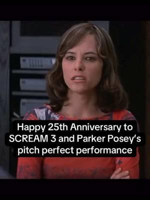 25 years ago today, SCREAM 3 was released in theaters on February 4, 2000. #scream #parkerposey #scream3 #happyanniversary #happy25thanniversary #anniversary #movie #filmtok #movies #horror #horrortok #humor 