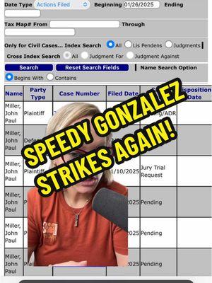 John Paul Miller has gotten a new speeding ticket & now has 34 lawsuits pending! #johnpaulmiller #micamiller #police #truecrime #greenscreen 