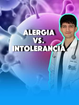 Una pequeña clase de inmunología! Si sabes las diferencias sabrás cómo tratar la alergia y la intolerancia #alergias #intolerancia #medicina