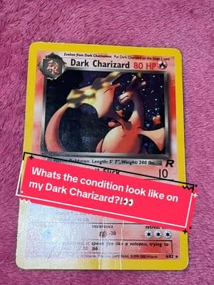 Replying to @R Still see it for like $60 at a graded 1 tho 😂😂 #pokemon #pokemoncharizard #charizard #darkcharizard #pokemonrocket #pokemontiktok #pokemoncommunity #pokemonpulls #pokemonfan #oldpokemoncards 