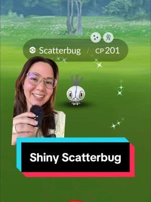 Shiny scatterbug!! Are you ready to shiny hunt all 18 patterns? #pokemon #pokemongo #poketok #tiktokgaming #pokemongoevent #pokemongodaily #shinypokemon #pokemonnews #pokemongotips 