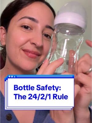 How long is formula good for? Remember the 24 / 2 / 1 rule! 🍼 Prepared formula in the fridge can be kept for up to 24 hours (but use within one hour once heated). 🍼 Unused prepared bottles of baby formula at room temperature should be tossed after 2 hours. 🍼 Used prepared bottles of formula should be tossed after 1 hour. 🍼 For unopened cans of baby formula, refer to the expiration date listed on the can. 🍼 Opened cans of formula should be used within one month.  #babyformula #formulafeeding #formulafeedinghacks #babysafety #formulafeedingmoms #babyfeedingtips #babytok 