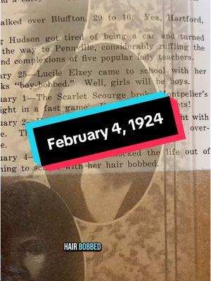 Let’s find out what was going on at my great grandma’s high school on this day and 1924 #oldyearbooks #vintagebooks #1920s #greenscreenvideo #greenscreen 