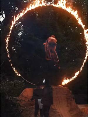 Pure insanity at #Dougtopia during the Ring Of Fire jam, already ready to get back there for more ⚡️                                     📸 - @trail.huntr    #danscomp #bmx #dougtopia #bmxdirt #ringoffire #fyp #dirtjumper #bmxjam 