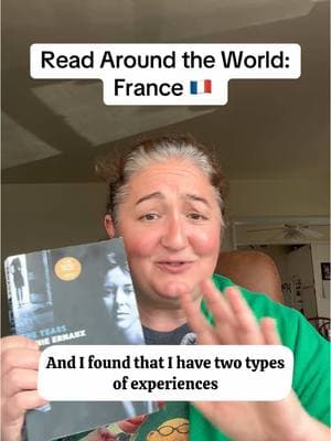 For France, I read The Years by Annie Ernaux, translated by Alison L. Strayer. Ernaux won the Nobel Prize in 2022, and I can totally see why. Highly recommend this book to anyone who enjoys #memoirs. #readaroundtheworld #BookTok #booktokfyp #bookrecommendations #frenchliterature #france