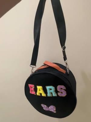 Ears bag with a strap! Can be worn short and under the arm or cross body! #disneyfinds #disneyears #disneyearcollection #disneyworld #disneystuff #disneyshopping #disneyadults #disneybag #packfordisney #disneyobsessed #disney 