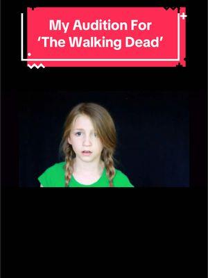 i was so little when i auditioned for this show and honestly i still haven’t seen it. am i missing out ? #thewalkingdead #twd #zombie #fyp #filmtok #acting #actingreel #actor #actress #audition #selftape #ActingJourney #movie #movies #film #tv 