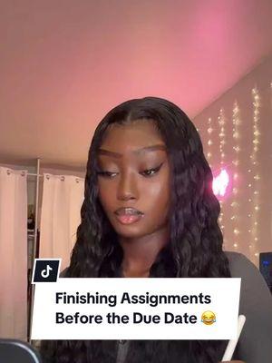 Submitting before the 11:59 deadline >> This is fs one of the best feelings 😂 #hbcu #hbcubuzz #blackcollege 🎥: @noreen ᥫ᭡ 