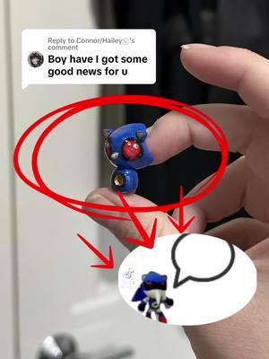 Replying to @Connor/Hailey⠒̫⃝ I'll make a real video soon I just thought it was funny #metalsonic #sonic #sonicthehedgehog #sonic3 #SmallBusiness #clayfigure #huehuehue 