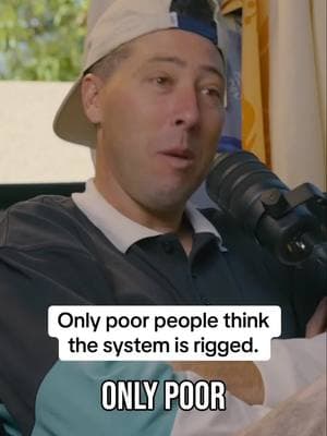 Do you agree or disagree? 👇 Dr. Brad Klontz breaks down why being poor isn’t about money—it’s about mindset. The belief that “the system is rigged” might be the very thing holding you back from financial success.#richvspoor #moneymindset #financialfreedom 