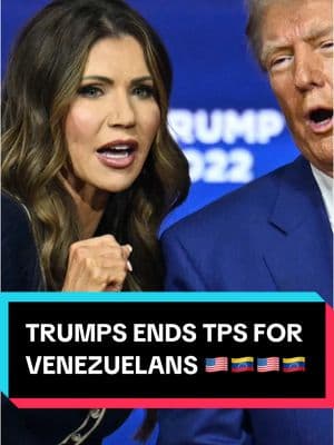 🇺🇸 BREAKING NEWS: The Trump administration ends TPS for thousands of Venezuelans 🇻🇪 #immigration #immigrationlawyer #immigrationattorney #temporaryprotectedstatus #immigrationnews 