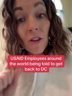 2/4 USAID Employees around the world being told to get back to DC by Saturday Feb 8th. #february #usaid #federal #employees #foreign #vote #voteblue #jobs #usa #europe #uk #britian #jobs #families #kids 