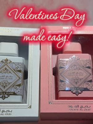 I’m really impressed with these two fragrances by Lattafa! I think any girl would be thrilled to get these as a gift for Valentine’s Day. ❤️ #lattafa #lattafaperfume #valentinesdaygift #honorandglory #nobleblush 