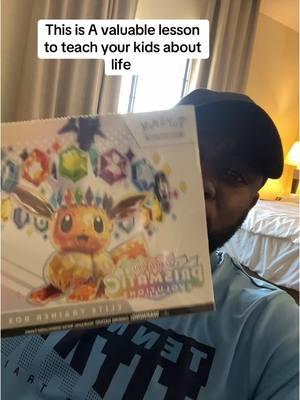 This is A valuable lesson to teach your kids about life #pokemon #prismaticevolutions #pokemoncards #valuablecards #cardcollector #cardcollection #pokemoncollector #pokemoncollection #miltok #fayettevillenc #fortnite #nerds #nerdsoftiktok #pokemonnews #pokemonnerd #clarksvilletn #tiktok #militarylife #militarykid 