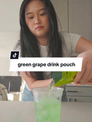 green grape 🍇 #iceddrink #icecups #asmr #foryoupage #fypシ 