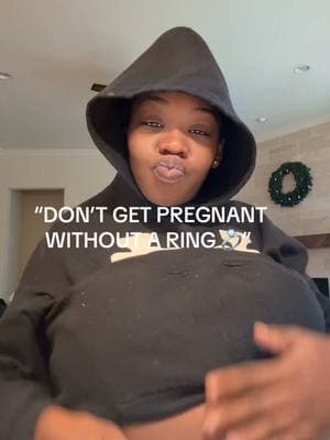 I don’t wanna be saved 😂 pregnant af with only a promise ring and what about it! #pregnanttiktok #pregnant  #noringonthisfinger #firsttimemom #fyp #foryoupage 