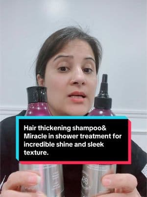 Hair thickrning shampoo and miracle in shower treatment for incredible sleek and shine texture… must check it out… they have other products like volumizing,soothing,purifying leave in nourishing and scalp relief… good for scalp ….try it.#drgroot #thickeningshampoo #miracle#treatment #volume#shinyhair#sleekhair#tiktokfinds#tiktok #foryourepage 