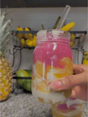 Try this easy and delicious smoothie for your next breakfast. It’s pretty and packed with nutrients like fiber and Vitamin C.    Banana peach dragonfruit Top layer: 1 banana 1 cup frozen dragonfruit  Little spring water Bottom layer: 3 banana 1 cup frozen mangos 1 cup frozen peaches 1 tsp hempseed  Little spring water  Tips:  1. The more water you add, the thinner the smoothie 2. If you use all frozen fruit, the smoothie will be thick, like smoothie bowls I used @Eternal Water just enough to get a creamy consistency. Using fresh mango will make the smoothie like fluffier.  I made it with my @Nama C2 combo, which is a juicer and blender. If you love making smoothies and juicing, this would be the one you should get! Use my promo code: NILSA10 to get 10%. The link is in my bio ❤️ #iamnilsa #smoothie #smoothierecipe #healthyrecipes #healthy 