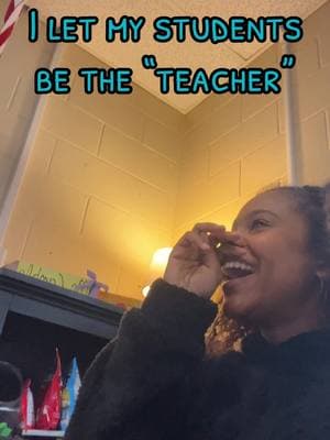 Let me preface by saying I monitored the whole time! Majority of my students got to play a review game that I let two of my students control the game and be the “hosts”. Let’s just say they got a TEENY taste of what my life is like for 8 hours a day 😂 TEACHING IS HARD!  #teachersoftiktok #teacherlife #classroomideas #blackteachersontiktok #youngteachers #teachertok 