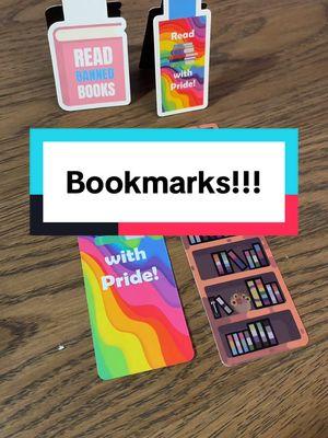 Hey booktok! We have bookmarks! #Pride #lgbtq #lgbt #gay #TikTokShop #Queer #readbannedbooks #bannedbooks #BookTok #readwithpride #bookmark #bookmarks 