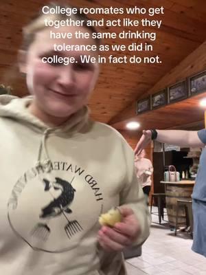 This might be the funniest video in my camera roll because it makes absolutely no sense. But hey, us college roomies gotta stick together! 🫡〽️🦅 #postgrad #tolerance #reunion #collegeroommates #umc #umn #scaries 