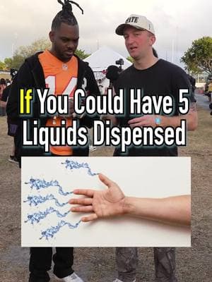 Which 5 Liquids Would You Dispense From Your Fingers? #fyp #liquid #water #question #oil #drinks #alcohol 