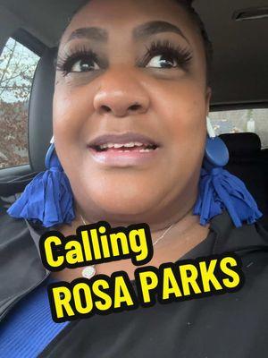 Calling Rosa Parks to say Happy Birthday! #aunteepam #blackhistorymonth #callstoheaven #rosaparks 