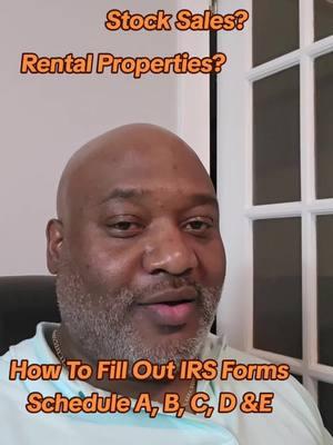 How To Fill Out IRS Forms Schedule A, B, C,D,& E! Mr Short Dollar on YouTube! #tax #irs #taxforms #taxseason #efile #taxrefund #fyp #taxpreparer #MrShortDollar 