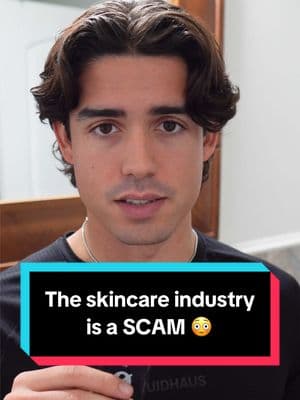 The skincare industry is a scam 😳 #marcosphilip #mensselfcare #mensselfimprovement #mensskin #mensskincare #mensskincareproducts 