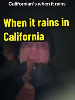 Californian’s when it finally rains. Goodbye drought. #rain #cali #rainyday #drought #california #sacramento #la #bayarea #rainstorm #relatable #waterislife 