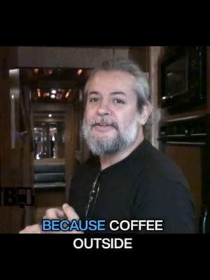 Is Brazilian coffee the best coffee? Sepultura thinks so! #sepultura #digitaltourbus #coffeelover #businvaders #tourbus 