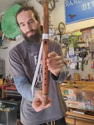 really cool story about this flute we are about to send off.  the person receiving the flute is celebrating a birthday today, the flute is celebrating its birthday today, and here is some happy birthday wishes!  #naf #art #create #woodworking #nativeamericanstyledroneflute #nativeamericanflute #meditation #goodvibes #flutemaker #flutemaking #flute #flutes #droneflute #music #flutemusic