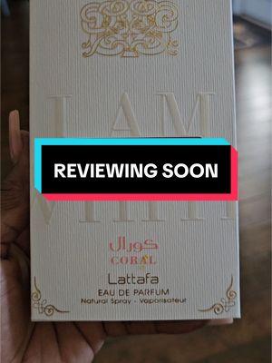 Reviewing Coming Soon!  Ana Abiyedh Coral by Lattafa  #newfragrance #reviewcomingsoon #perfumelovers #fragrances #lataffa #anaabiyedh #coral #perfume #trending @Lattafa Perfumes 