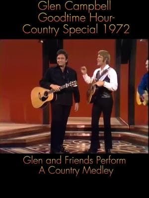 Glen & Friends - The Glen Campbell Goodtime Hour: Country Special (11 Jan 1972) - Country Medley Glen Campbell, Johnny Cash, June Carter, Merle Haggard, Buck Owens, Jerry Reed, Mel Tillis, Freddie Hart, and Minnie Pearl sing a country medley. #GlenCampbell  #GlenCampbellShow  #JohnnyCash  #JerryReed  #BuckOwens  #JuneCarter #MerleHaggard  #MinniePearl #MelTillis #FreddieHart #ClassicCountry #RealCountryMusic #Country #CountryMusic #CountryFans  #70stvshows #BringBackThe70s #70sVibe #RetroStyle #VintageStyle #VintageMusic #VintageHair #VintageClothes #memoriesbringback #Nostalgia #OldSchool 