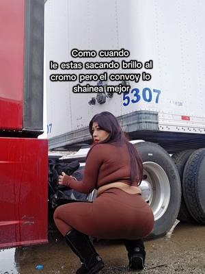 ✨️ puro brillo #troquerosdela57 #truckergirl #fy #traileros #tendencia #trucktok #deysicorona #traileros_de_la_57 #cdl #trukers #chrome 