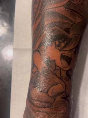 One of my child hood favorite anime tattoo artist @VonInkz #bayblade #animetattoo #animetiktok 