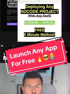Want to deploy any app, website, tool, or SaaS business in minutes? 🚀 This video shows you exactly how using Vercel, Cursor, Replit, and Lovable. ✅ Vercel – Fast, scalable hosting ✅ Cursor – AI-powered coding & deployment ✅ Replit – No-code/low-code development ✅ Lovable – Enhancing integrations I break down the full process from development to deployment—no coding headaches, just results. Watch and get your project online fast! ⚡ #NoCode #AI #Vercel #Cursor #Replit #Tech  #AI #ArtificialIntelligence #NoCode #Dev #Development #Automation #Agents #Replit #Cursor #Bolt #Lovable #WindSurfer #VO #saas #software #build
