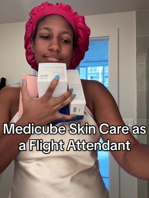 I love love love #isisjabri #blackflightattendants #flightattendant #medicubetiktokshop #medicubepartner #medicubereview 