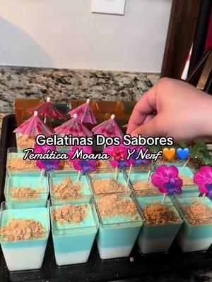 Gelatinas temática Moana y Nerf para fiesta de cumpleaños 🤗 #gelatinas #postres #minigelatinas #gelatinasdeliciosas #postres #postresricos #postresdeliciosos #postre #postrefacil #postresfaciles #vasitosdegelatina #vasitosdepostre #postrescaseros #postresparafiestas #fiesta #fiesdecumpleaños #nerftheme #moanatheme #postrestematicamoana #jellocups #gelatinadeleche #gelatinaazul #gelatinastresleches #gelatinadecoco #gelatinamoraazul #easydesserts #dessert #ideasdepostres #mesadepostres #postresindividuales #postresparavender #fyp #parati #viral  