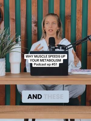 Why Muscle Matters For Your Metabolism: Muscle tissue is crucial for your metabolism! Having more muscle means your body needs to burn more calories in order to maintain it. This is why when  you go into a cut or a "fat loss phase", it's extremely important that you continue to strength train and hit your protein goal, otherwise your body will naturally break down the muscle tissue first as a way to conserve energy. Check out episode #51 of MY PODCAST "Strength To Build" to continue learning! #MuscleMass #Metabolism #HealthTips #WeightLoss #FitnessAdvice #Nutrition #HealthyLifestyle #CaloricDeficit #BodyComposition #SustainableFitness #OpusClip 