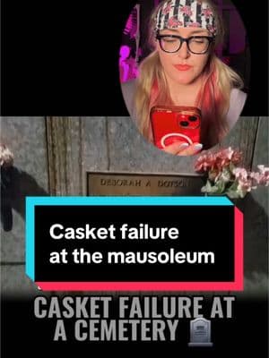 [ Educational Purposes ] Casket Failure at Cemetery in the mausoleum 😱 Why does this happen? Let’s discuss. VC: @Lamont At Large #educationalpurposes #deathtok #mortician 