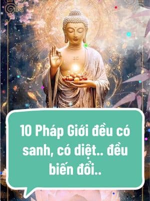 10 Pháp Giới đều có sanh, có diệt.. đều biến đổi..✨❤️‍🩹🙏 #tichphuccaimenh #adidaphat #phậttạitâm #followers➕ #xh #xuhuongtiktok #tâmlinh #tu #buddhateachings #🙏 