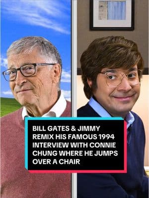 Bill Gates & Jimmy remix his famous 1994 interview with Connie Chung where he jumps over a chair in “I Could Jump It”! @Source Code | Bill Gates #FallonTonight #TonightShow #BillGates #ConnieChung #Microsoft #JimmyFallon 